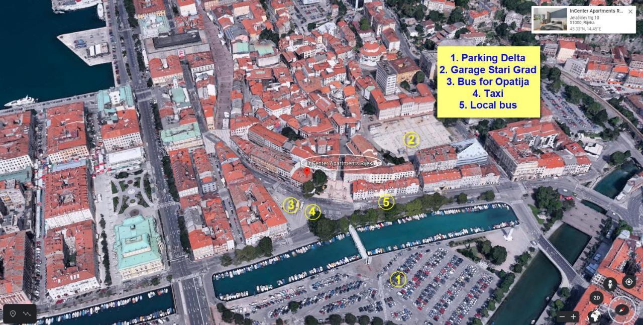 Incenter Apartments Rijeka Exterior foto